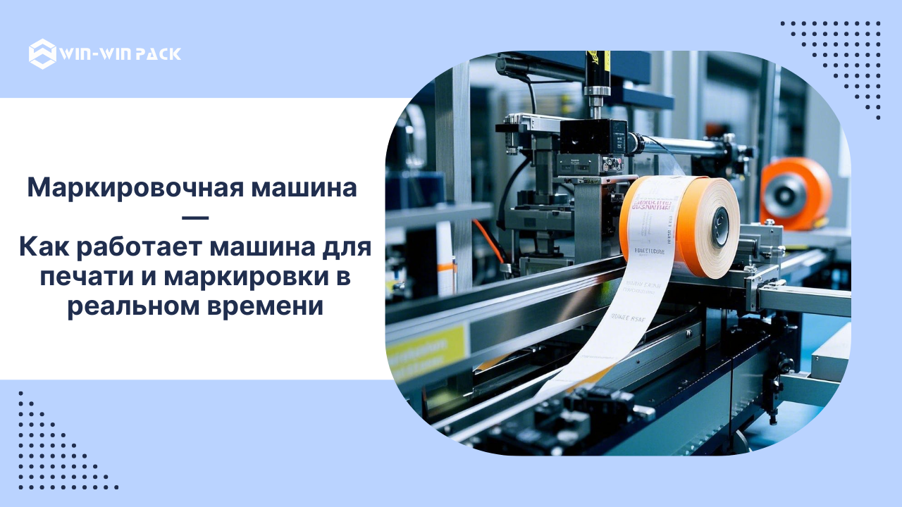 Принцип работы машины для печати и маркировки в реальном времени