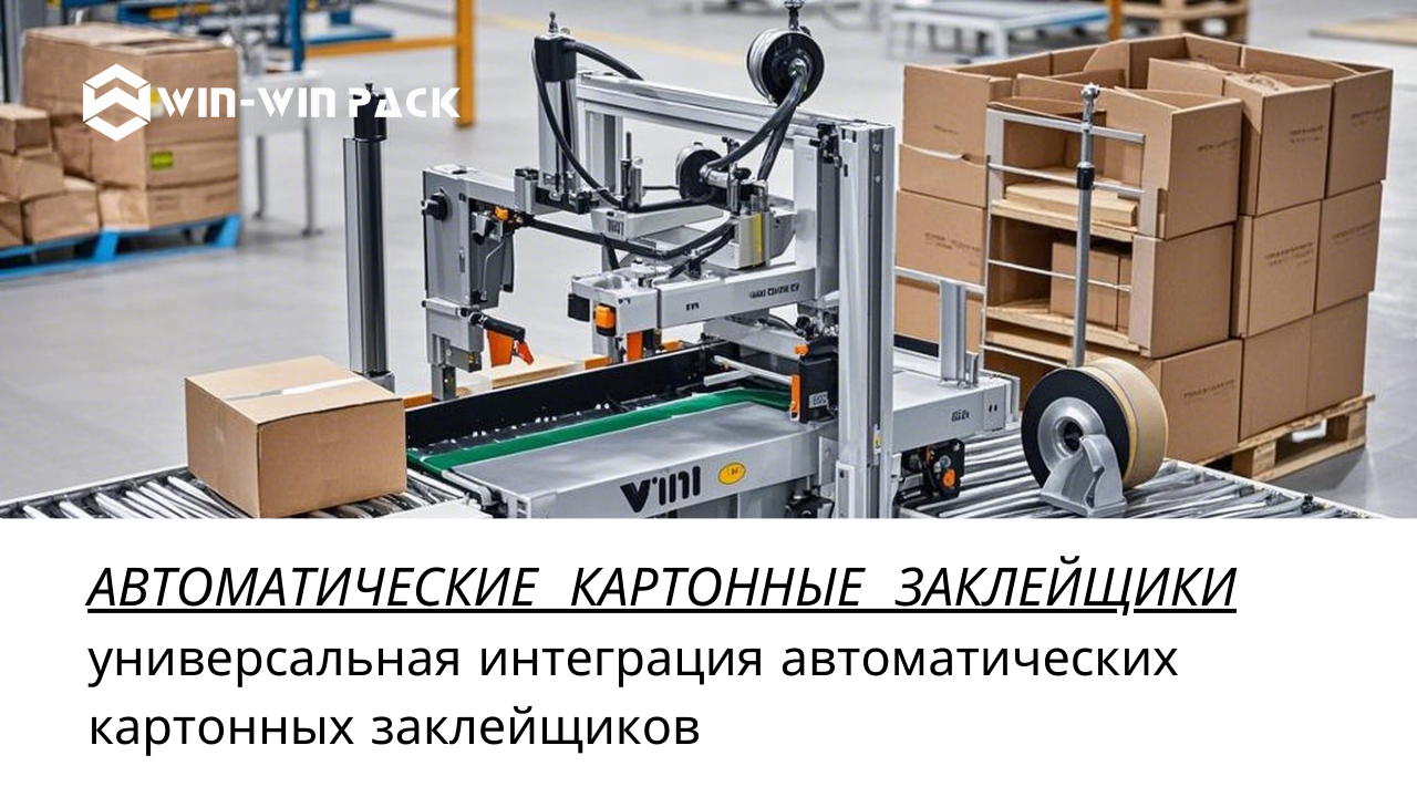 Автоматические картонные заклейщики -- универсальная интеграция автоматических картонных заклейщиков в сборочные линии: Преимущество WIN-WIN PACK