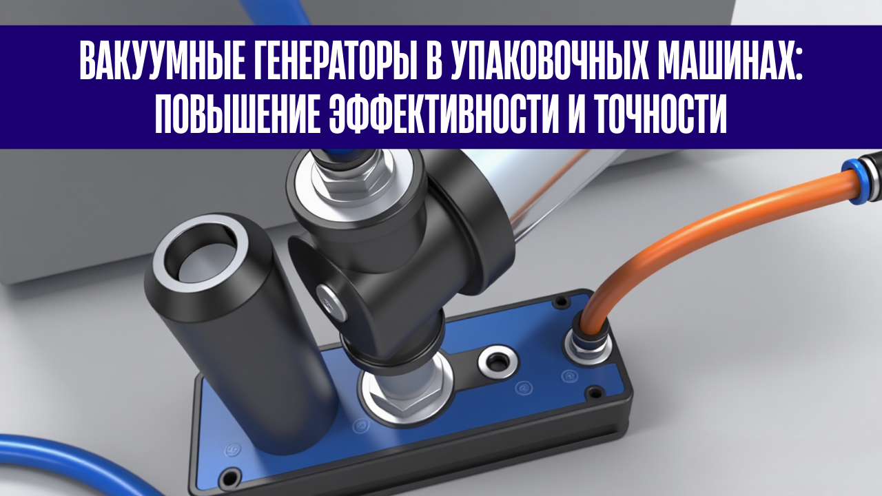 Вакуумные генераторы в упаковочных машинах: повышение эффективности и точности