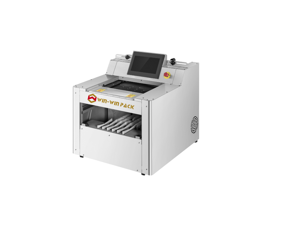 Настольная машина для упаковки продуктов (с поддоном или без)