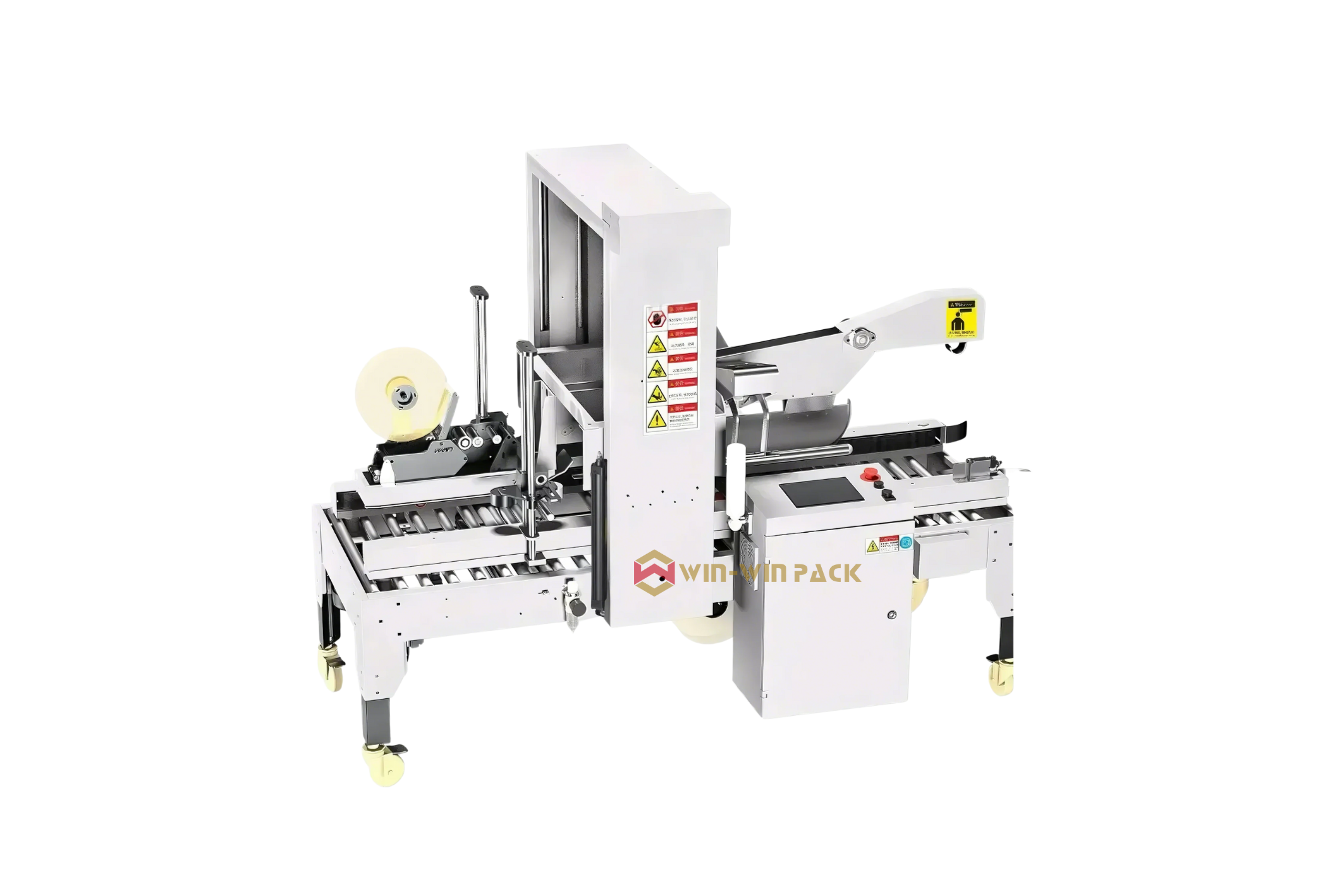 Полностью автоматический заклейщик коробок с подгибом клапанов