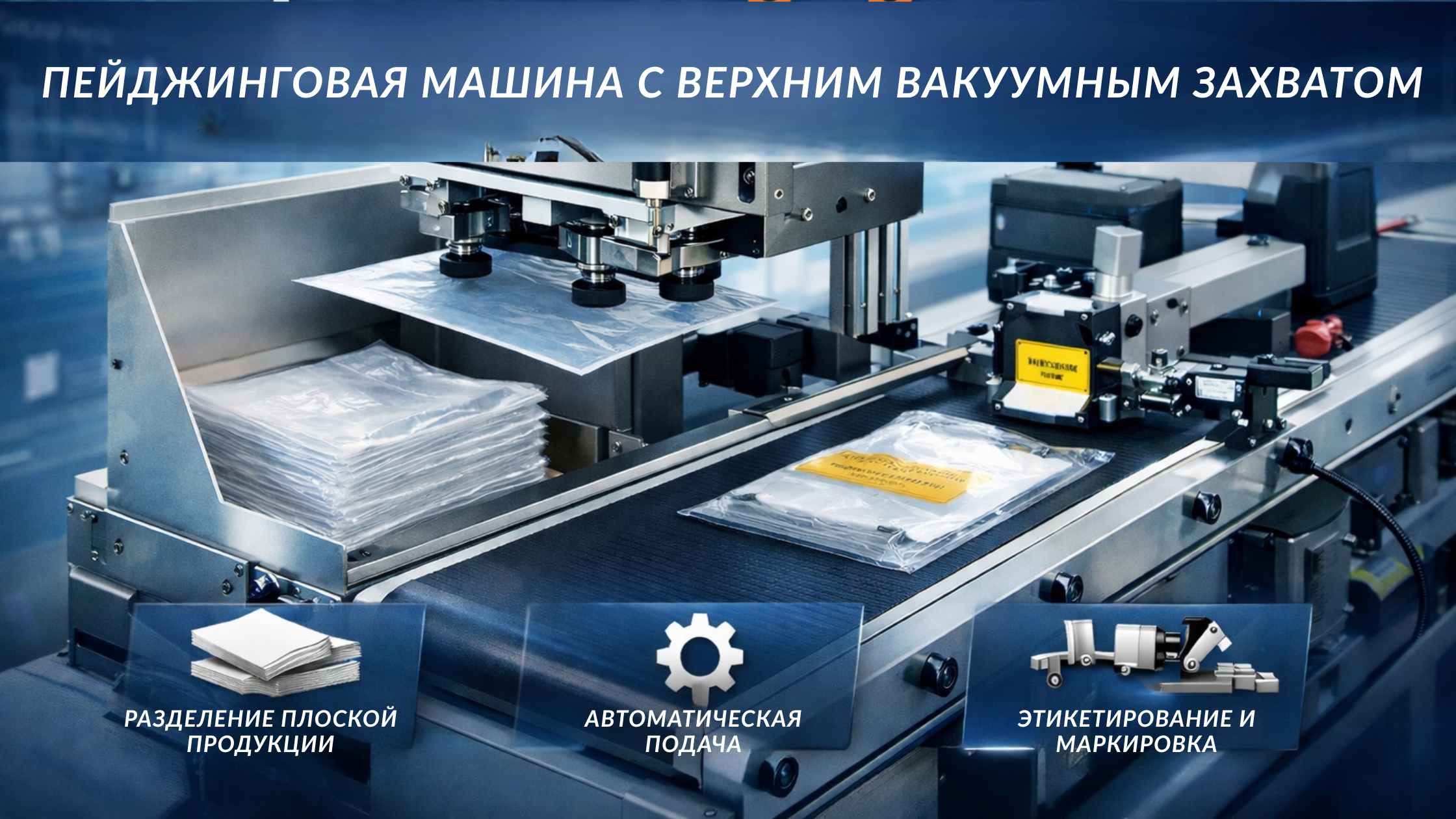 Пейджинговая машина с верхним вакуумным захватом: стабильное решение для высокоточного разделения и модернизации автоматизации