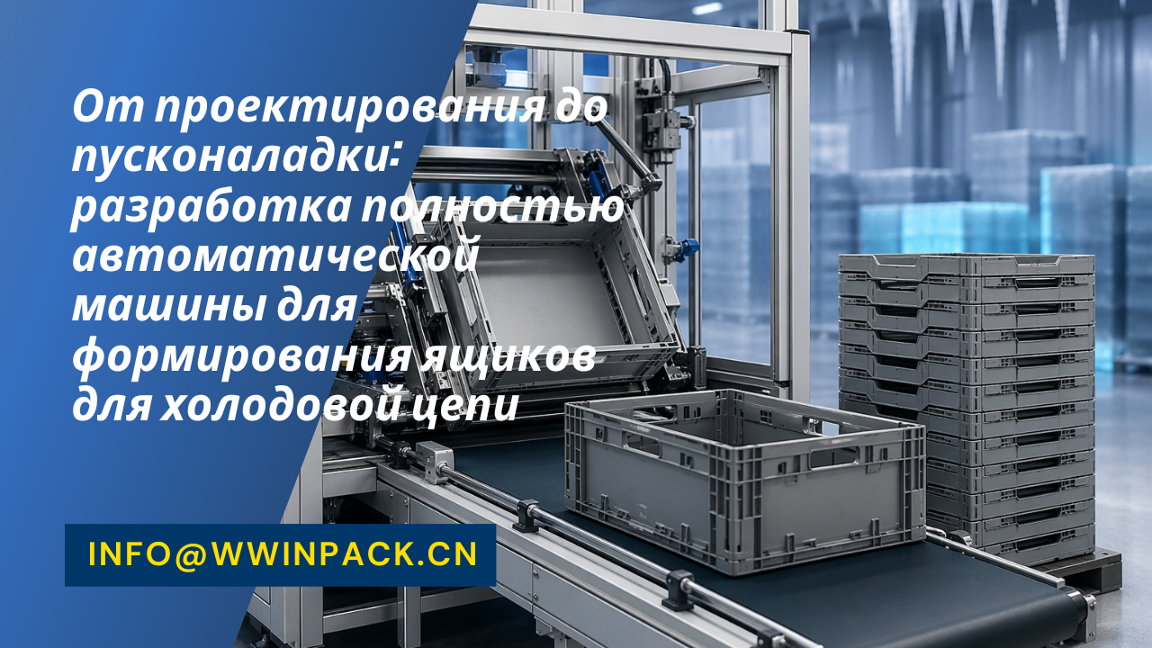 От проектирования до пусконаладки: разработка полностью автоматической машины для формирования ящиков для холодовой цепи