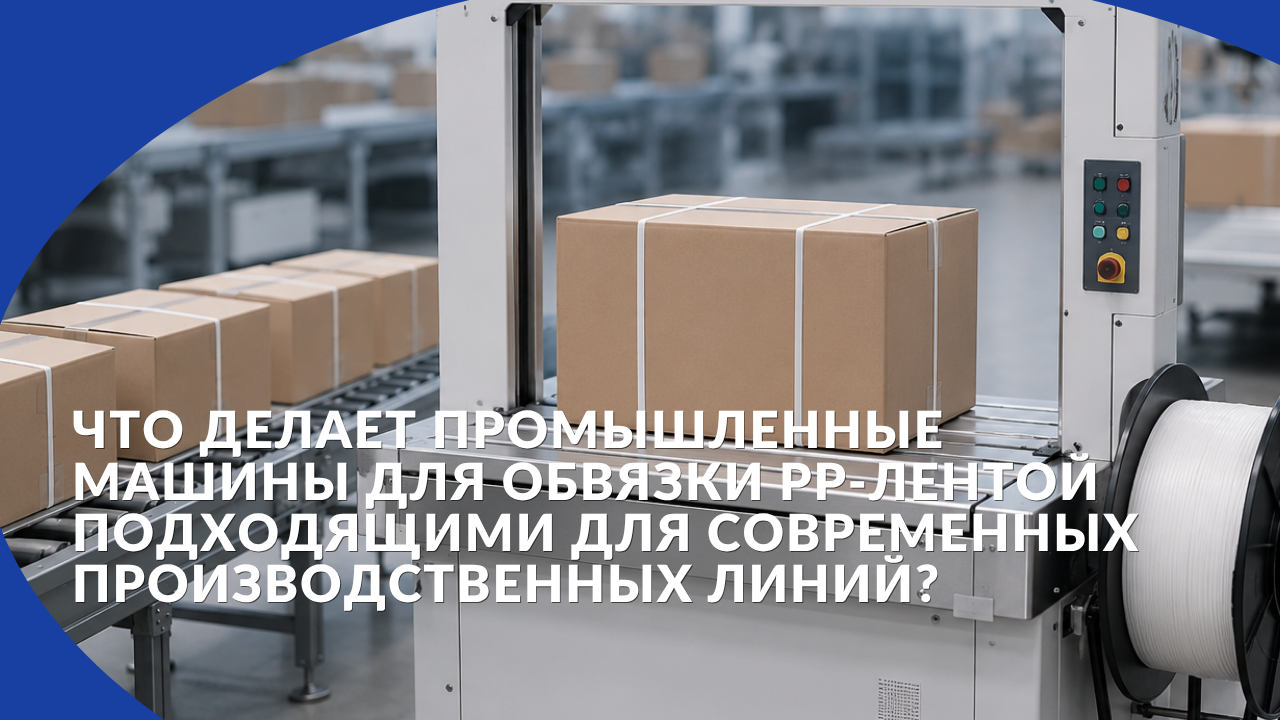 Что делает промышленные машины для обвязки PP-лентой подходящими для современных производственных линий?